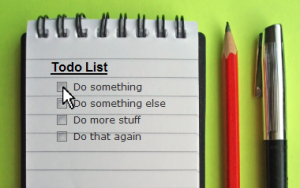 to do list